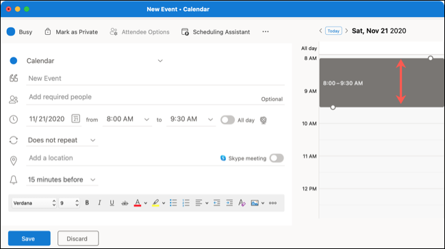 make calendar tabs visible in outlook for mac